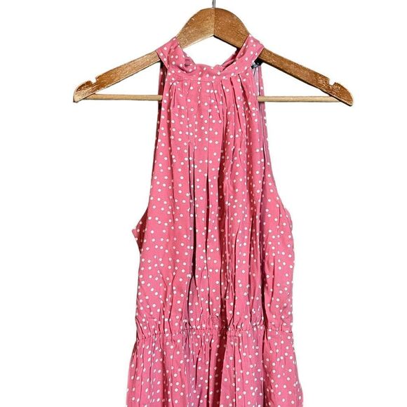 NWT! BTFBM pink & white polka dot dress. Size small - Picture 2 of 13